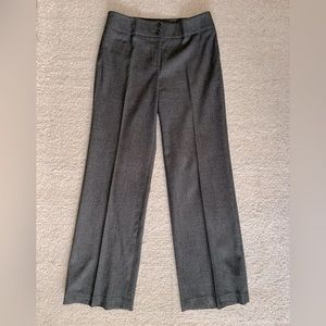 Jones NY Collection Stretch Wide Leg Trousers ~ Size 8 ~ Charcoal ~Career Attire